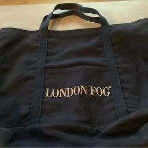 Vintage London Fog bag…heavy duty canvas..soft sided..foldable
